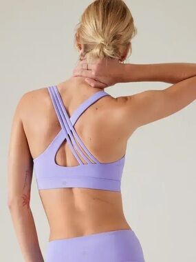 ATHLETA Train Free Bra Lilac